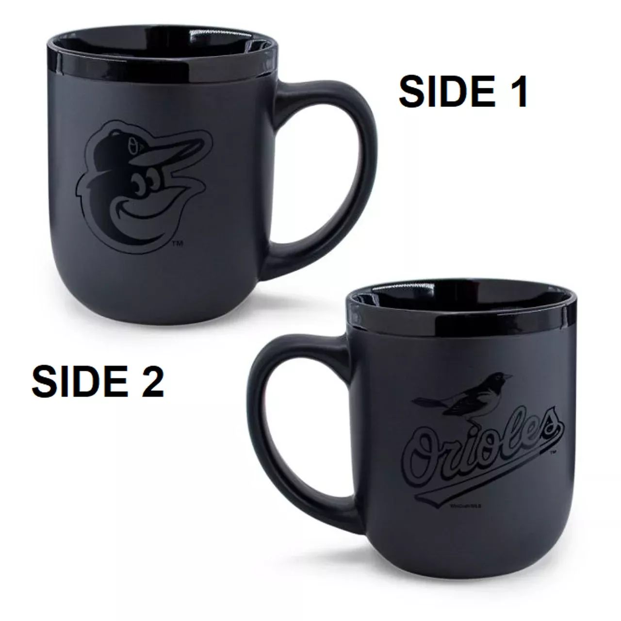 Baltimore Orioles Coffee Mug 17oz Matte Black - WinCraft
