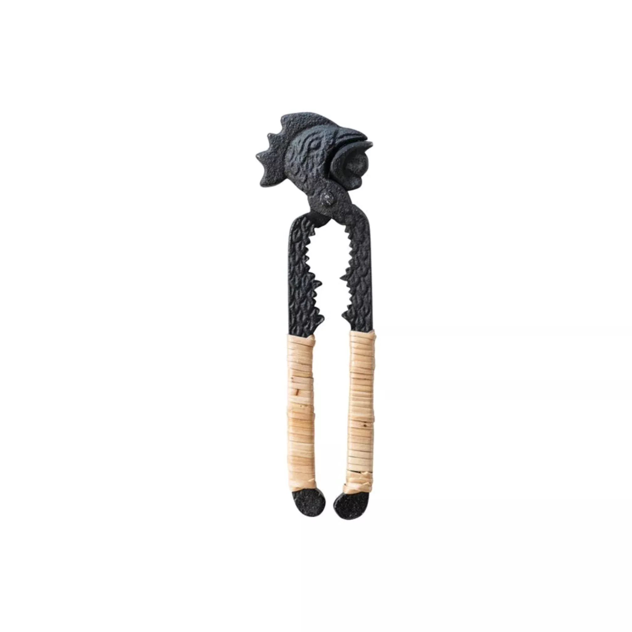 Bamboo Handled Rooster Nut Cracker