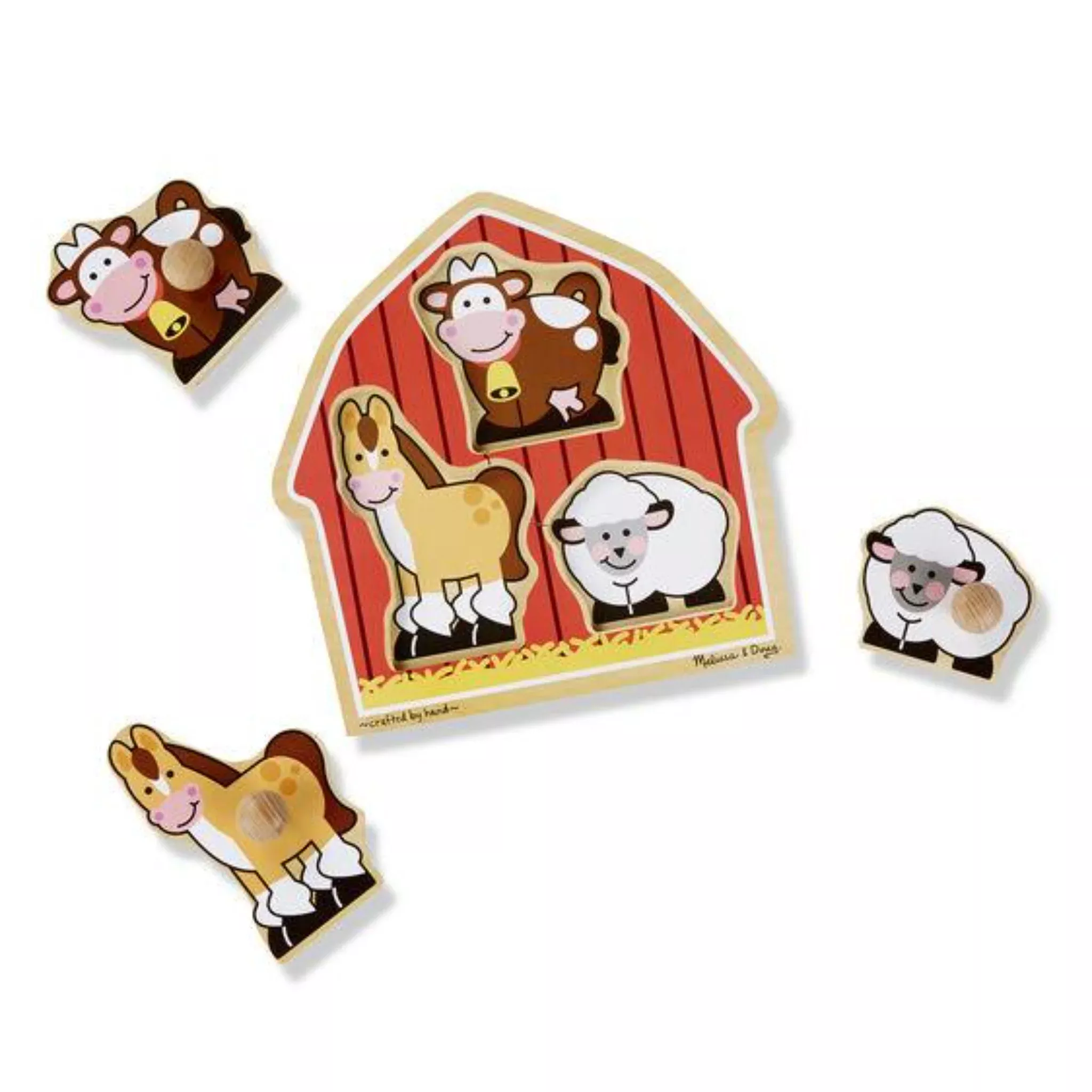 Barnyard Animal Jumbo Knob Puzzle