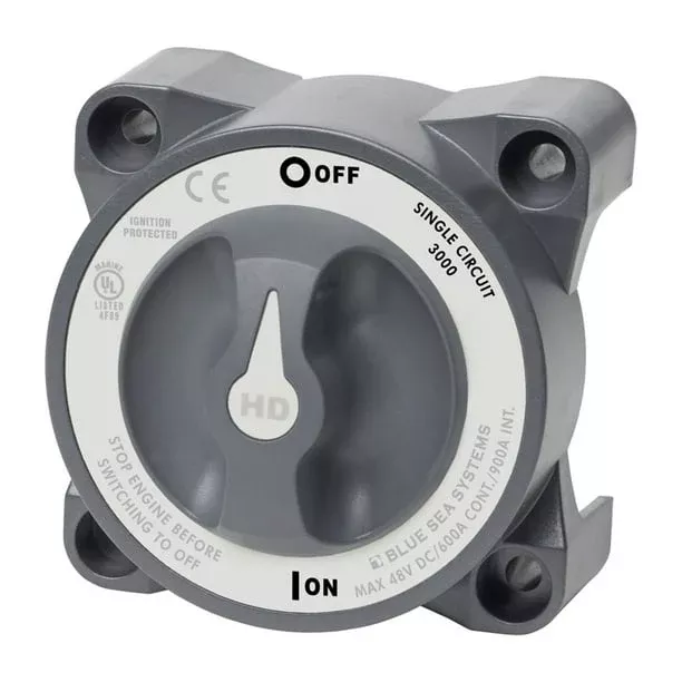 Battery Switch, Single Circuit On-Off
