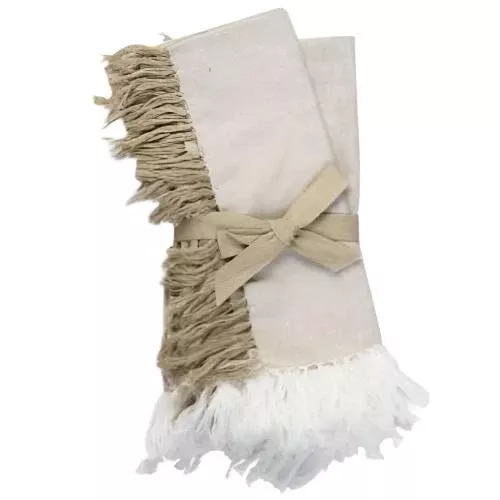 Bay Chambray Cotton Napkins (Taupe) - 4 pc.
