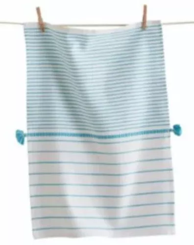 Beach Stripe Cotton Dishtowels - 18" x 26"
