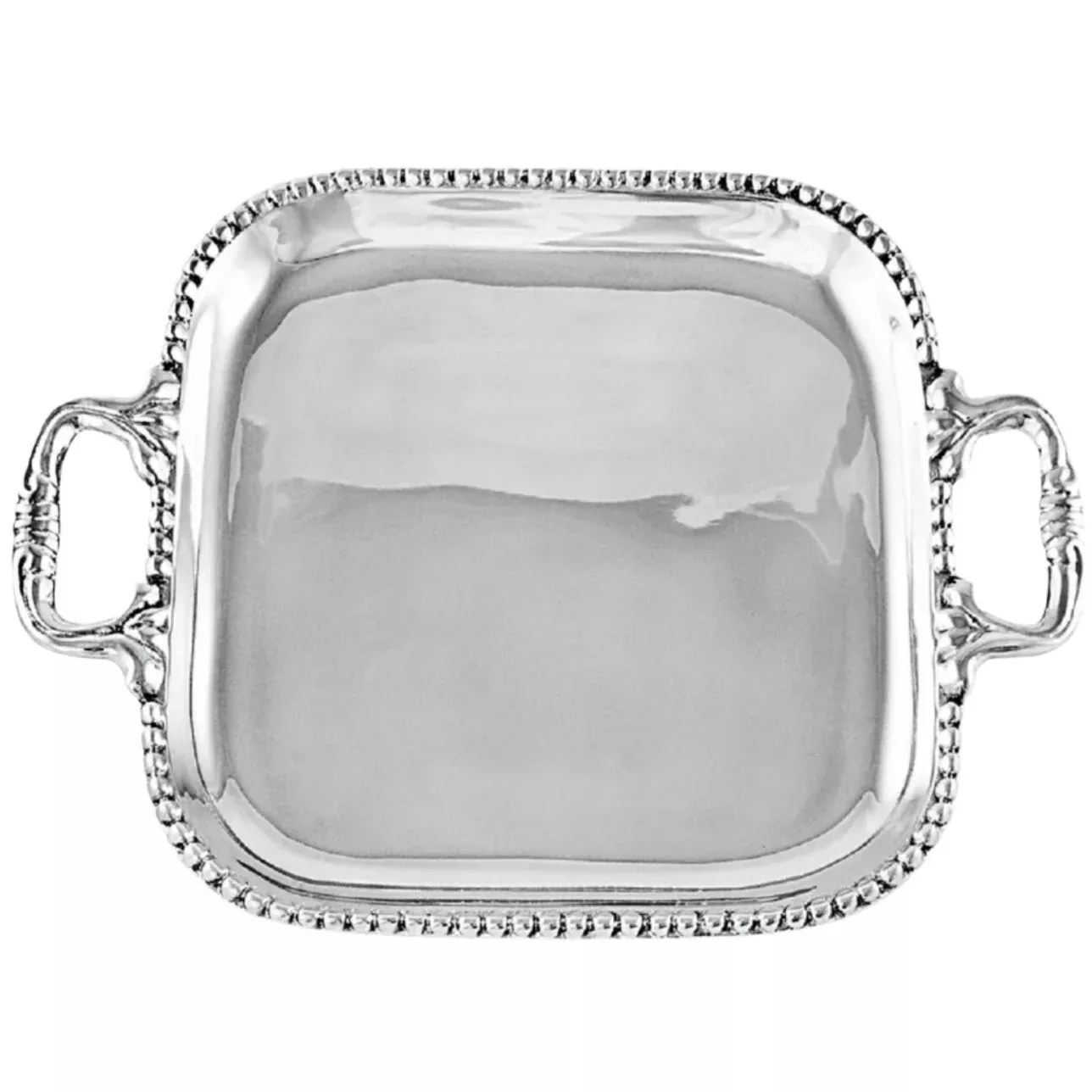 Beatriz Ball Pearl David Square Tray - 10" x 13"