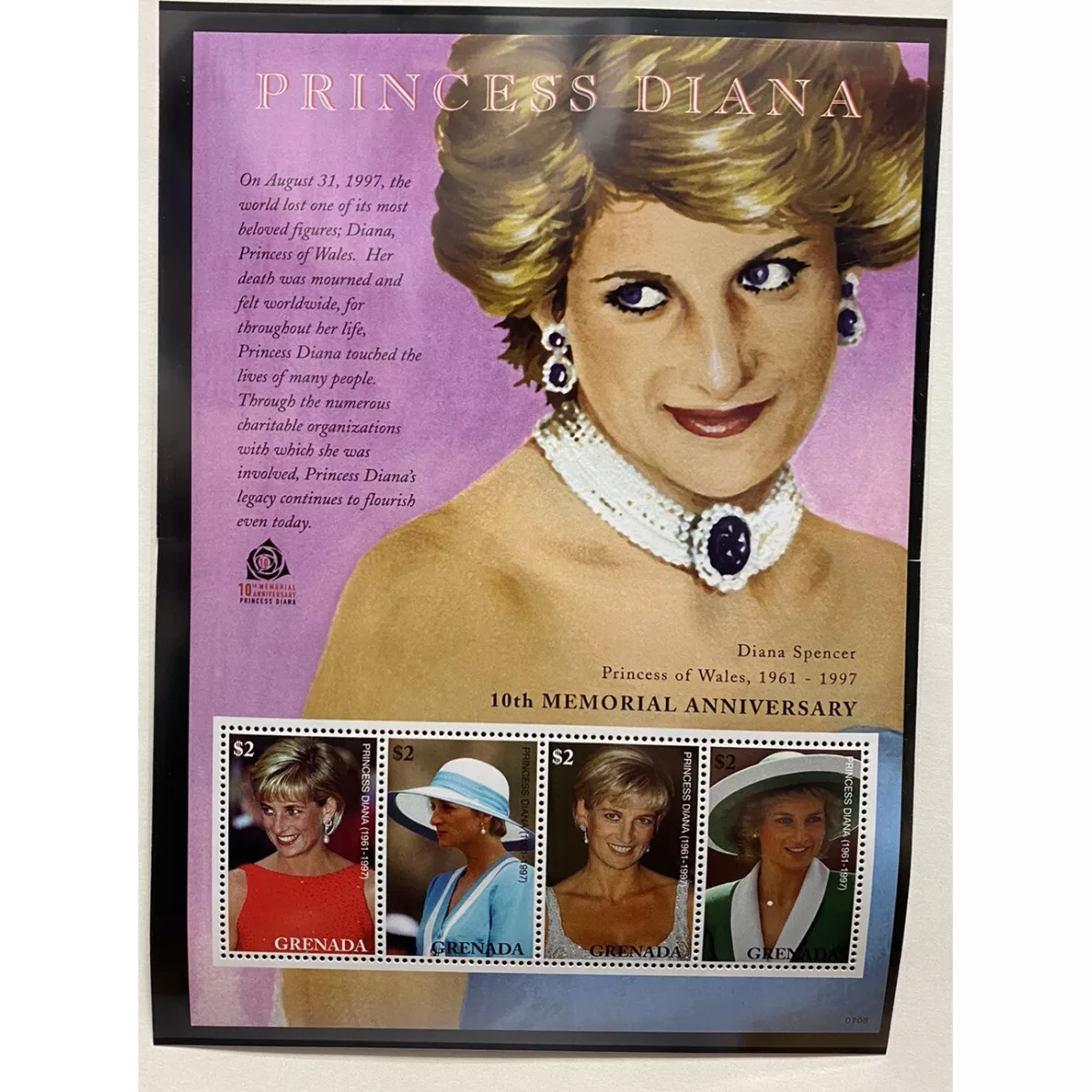 A Beautiful Princess Lost Grenada Collectable Postage Stamps