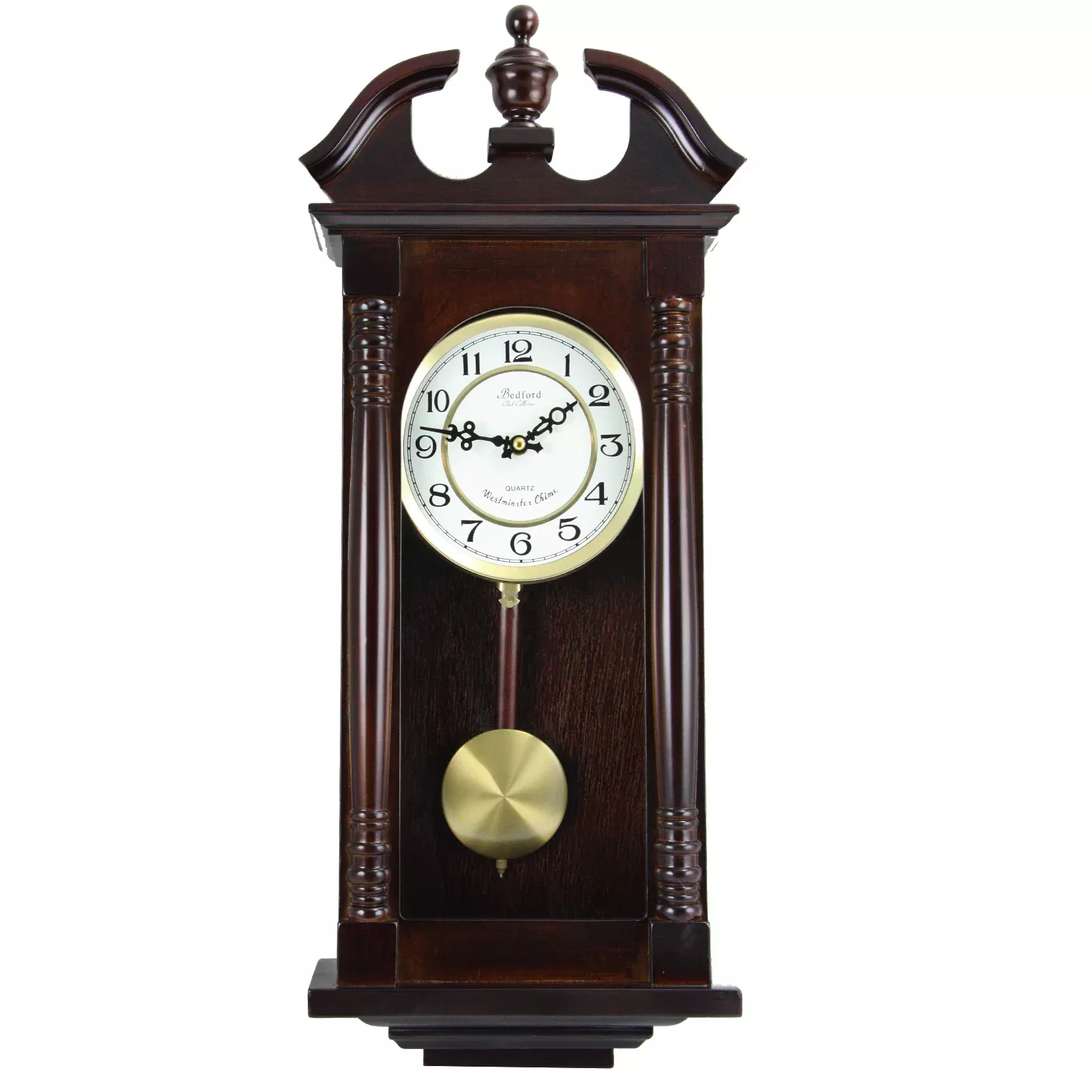 Bedford Clock Collection27.5 Inch Cherry Oak Wall Clock