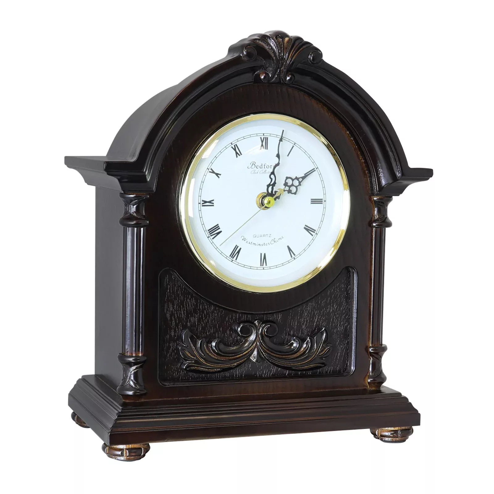 Bedford Clock CollectionWood Mantel Clock with Chimes