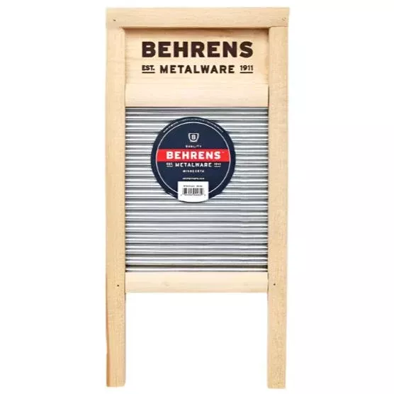 Behrens Galvanized Steel Scrub Surface Washboard