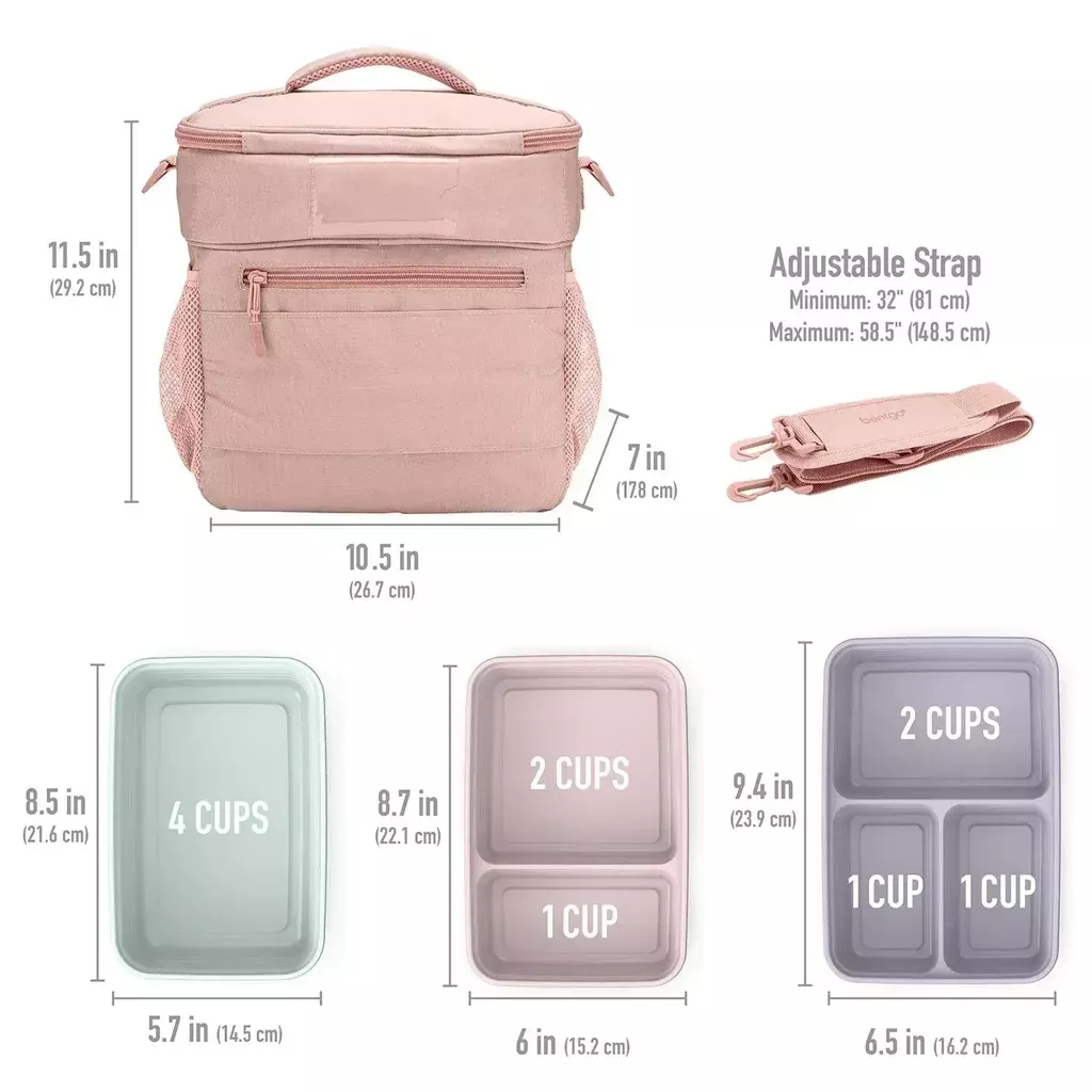 Bentgo Prep Deluxe Bag and Bentgo 60-Piece Meal Prep Container Set