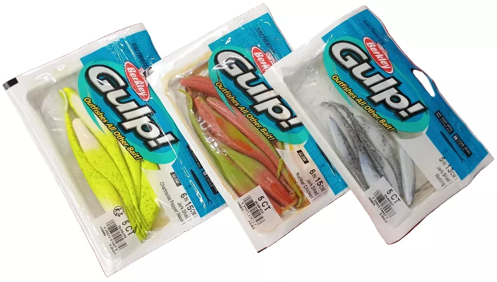 Berkley Gulp! Scented Jerk Shad Soft Bait - 5" & 6"