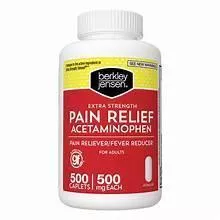 Berkley Jensen Extra Strength Pain Reliever Tablets, 500 Count