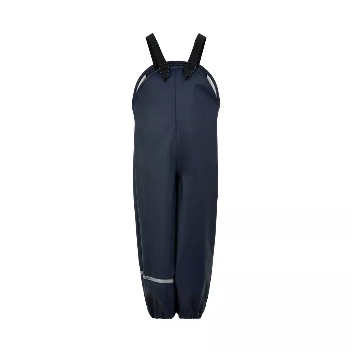 Bibbed Eco Rain Pants from Recycled Fabric in Navy