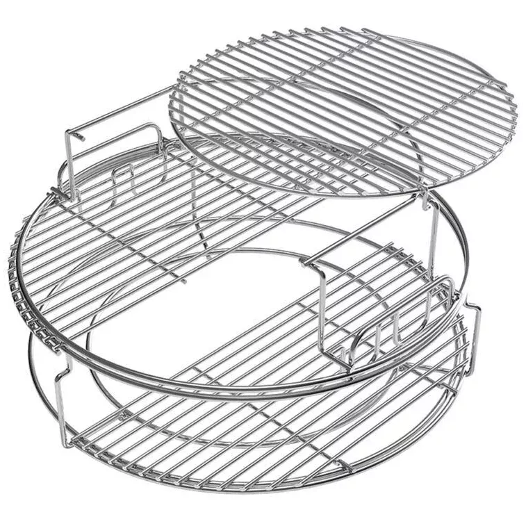 Big Green Egg Stainless Steel EGGspander Complete Kit (for Large & XL) - 5 pc.