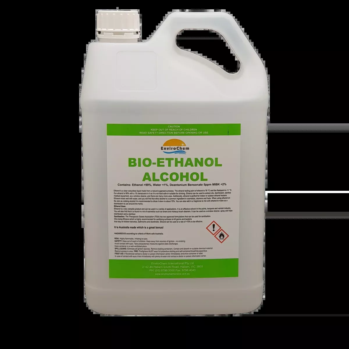 Bio Ethanol (Premium Fuel for Heaters & Burners)