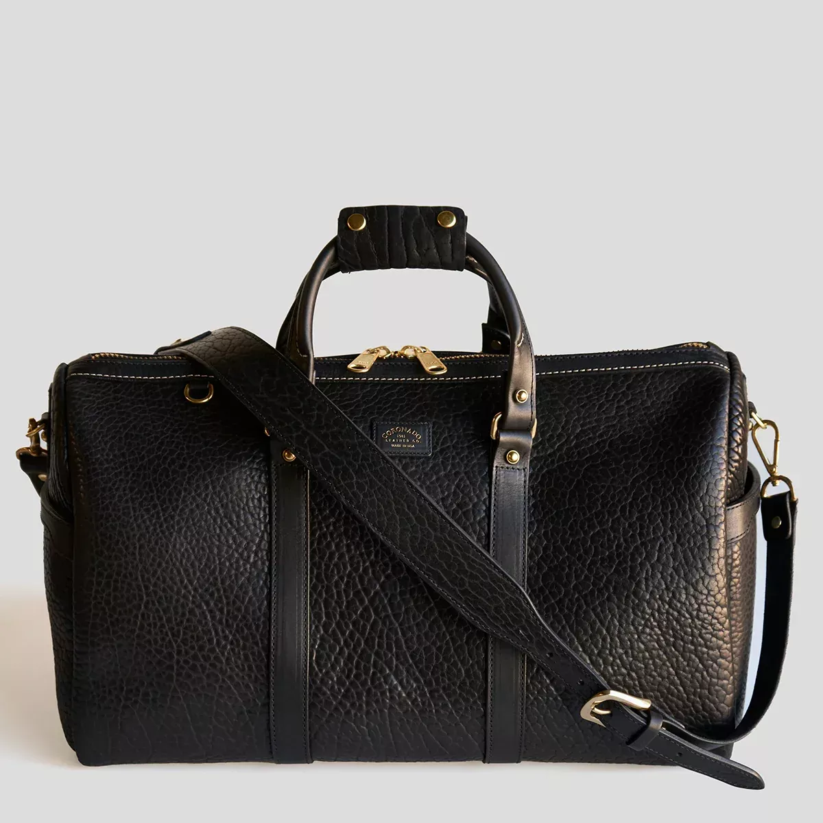 Bison Duffel No.007 | Black | Coronado Leather