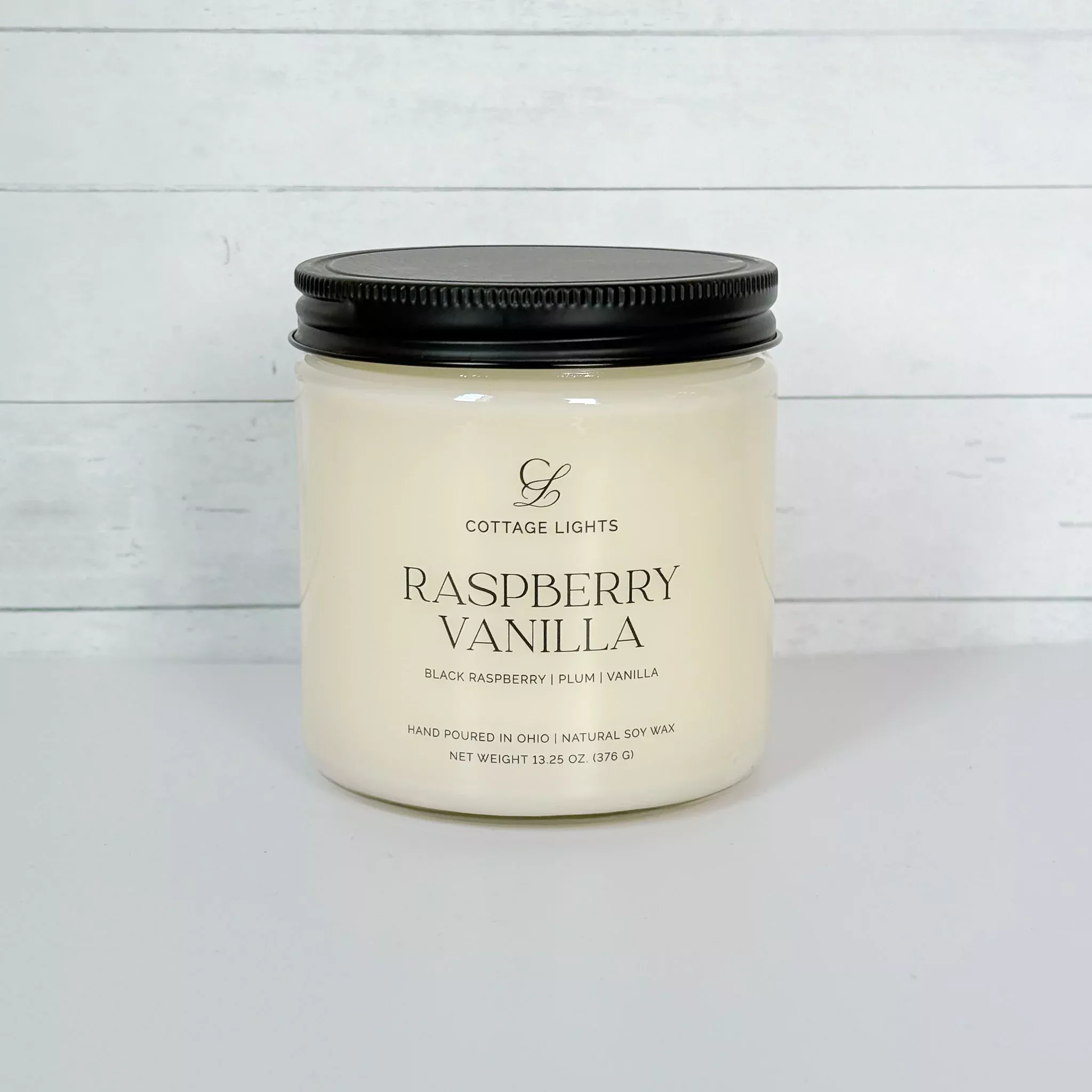 Black Raspberry & Vanilla Soy Candle