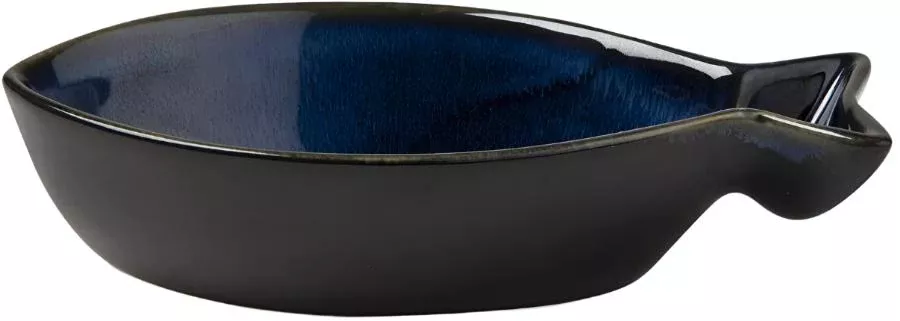 Blue Minnow Stoneware Snack Bowl - 6.25" x 3"