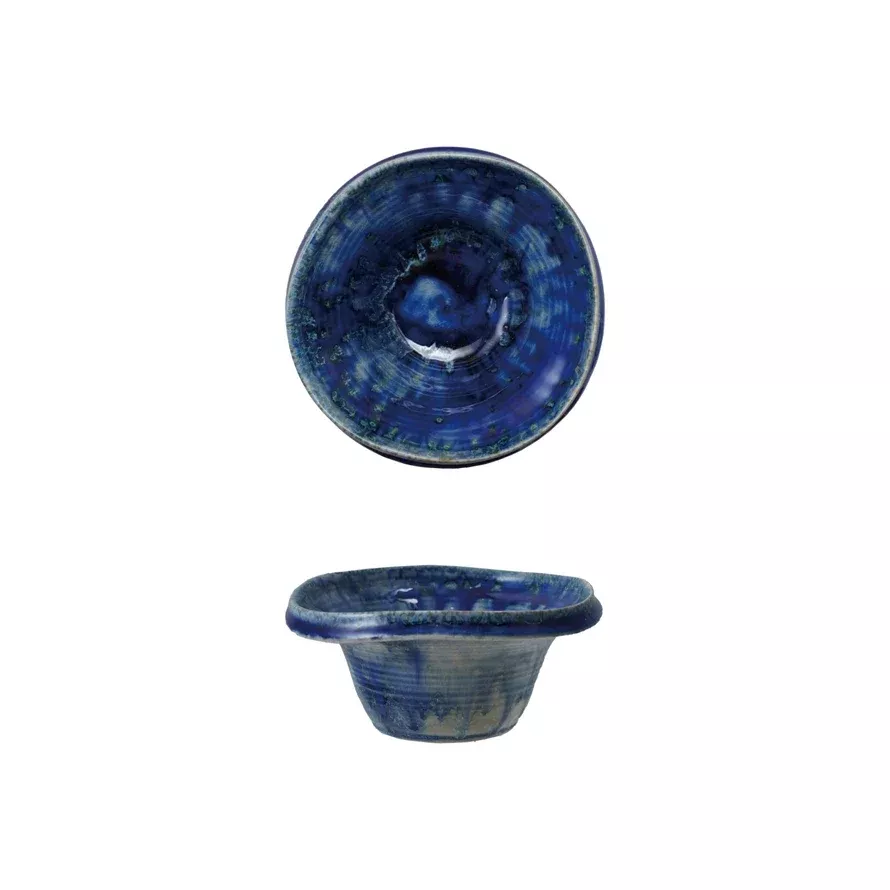 Blue Stoneware Dish