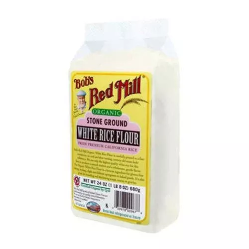 Bob's Red Mill Rice Flr White- 25Lb- Bob`S Red Mill