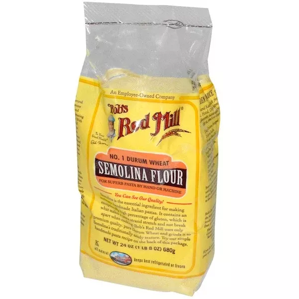 Bob's Red Mill Semolina Flour- 25Lb- Bob`S Red Mill