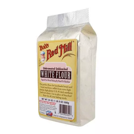 Bob's Red Mill Unbl White Flour- 25Lb- Bob`S Red Mill