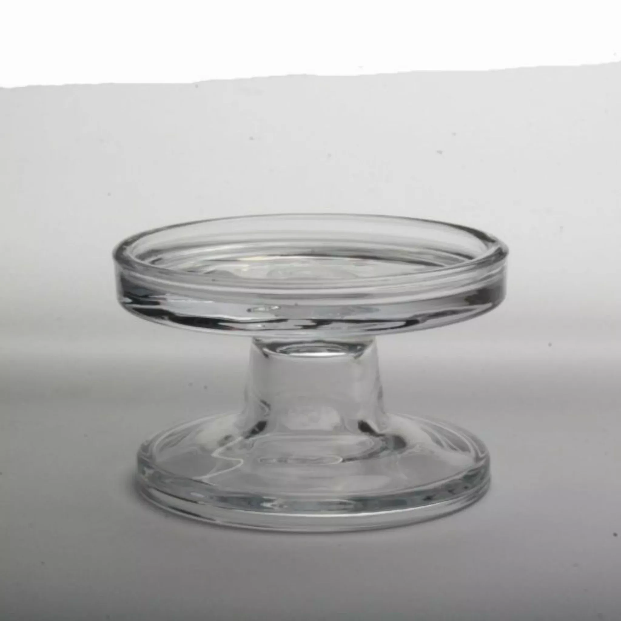 Bobbin Reversible Glass Candle Holder