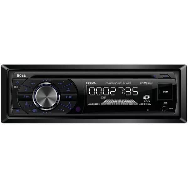 Boss Audio 506UA CD MP3 Receiver w/ USB SD Front Aux