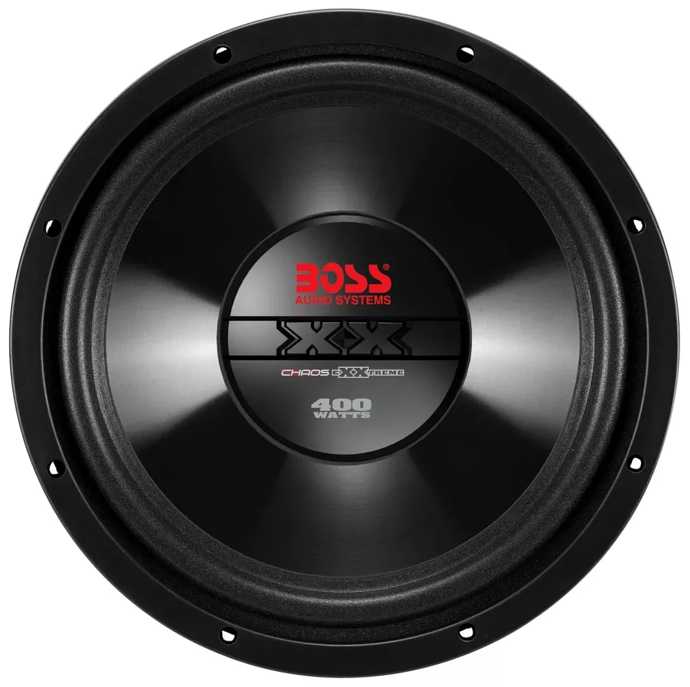 BOSS AUDIO CX8Chaos Exxtreme 8 inch Single Voice Coil (4 Ohm) 400-watt Subwoofer