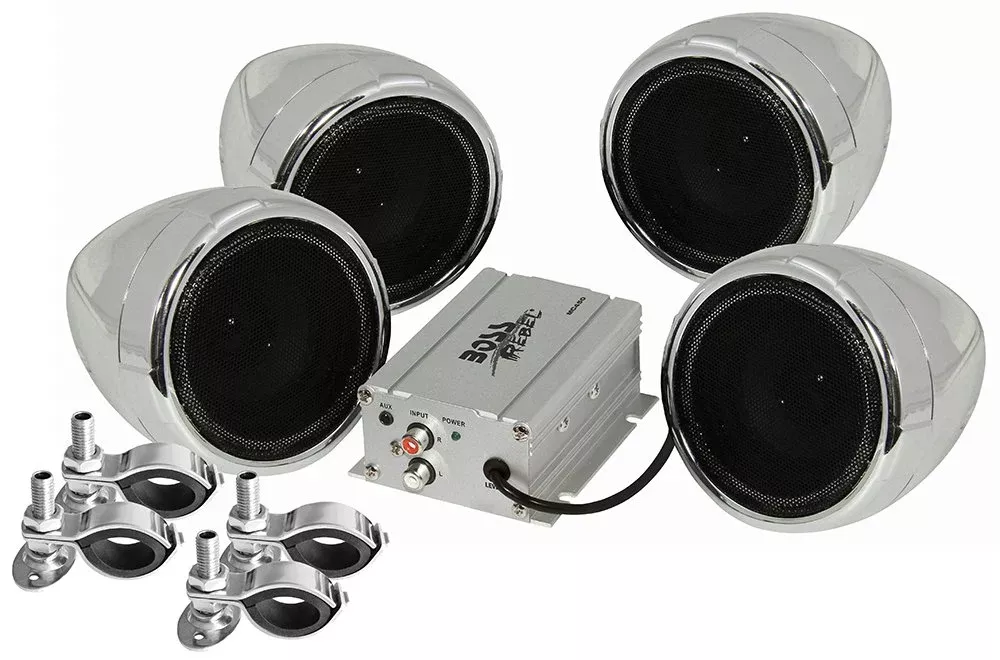 Boss Audio MC470B 1000 Watt Bluetooth Motorcycle System