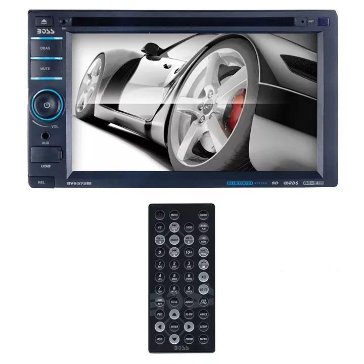 Boss BV9372BI 6.2" DDin Receiver DVD/CD/MP3 Bluetooth Touchscreen