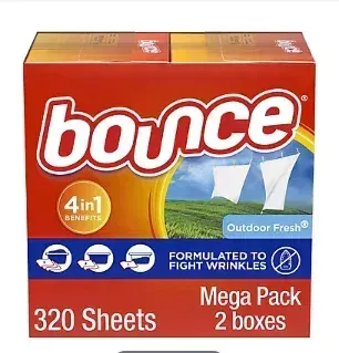 Bounce Outdoor Fresh Dryer Sheets, 2 pk./160 ct.