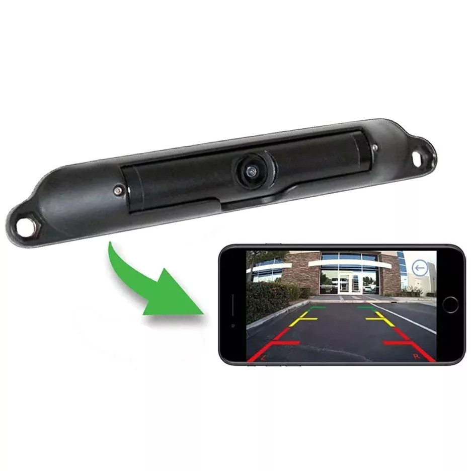 Boyo VTL420RX Wi-Fi Wireless License Plate Camera viewable on Smartphone