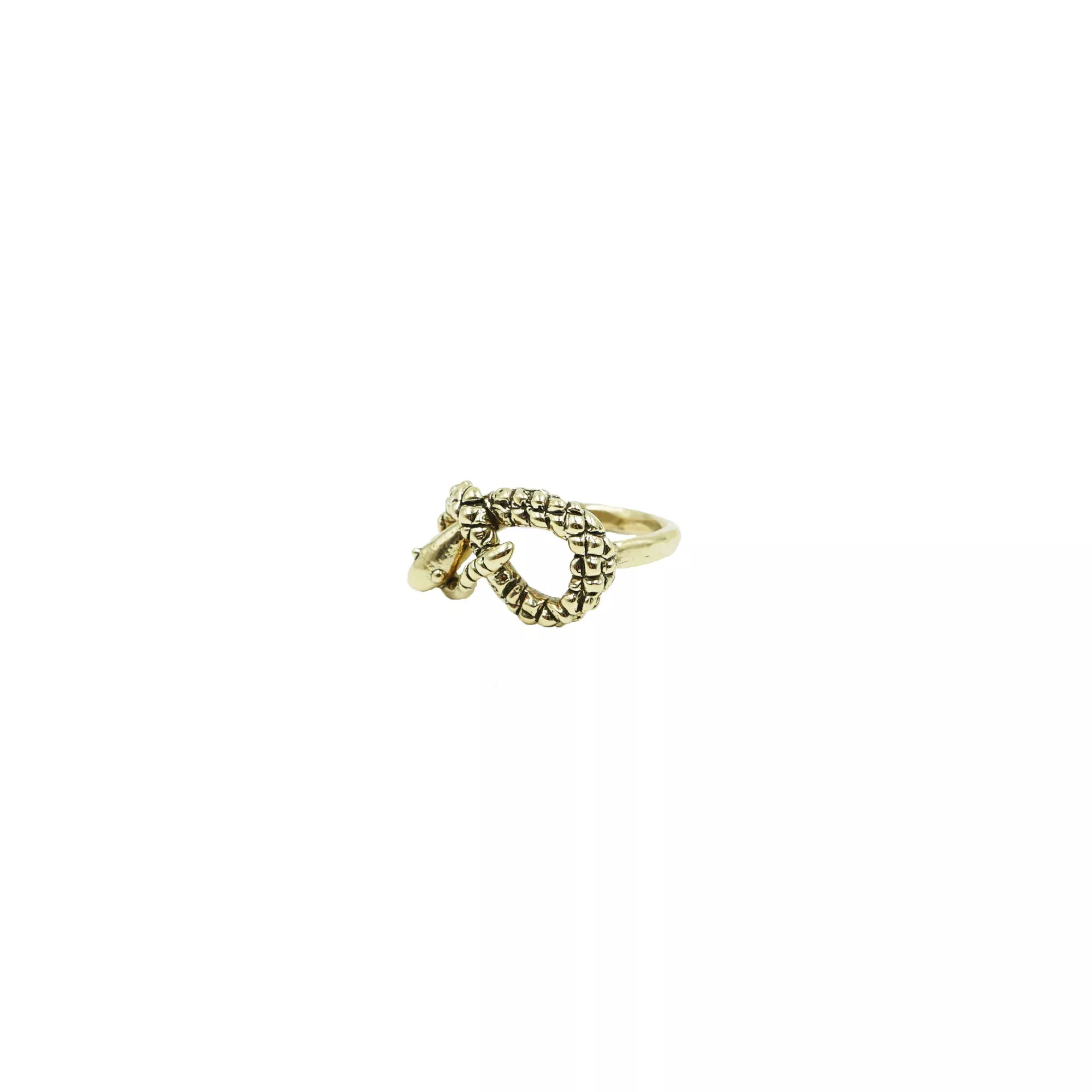 Brass Snake Ring