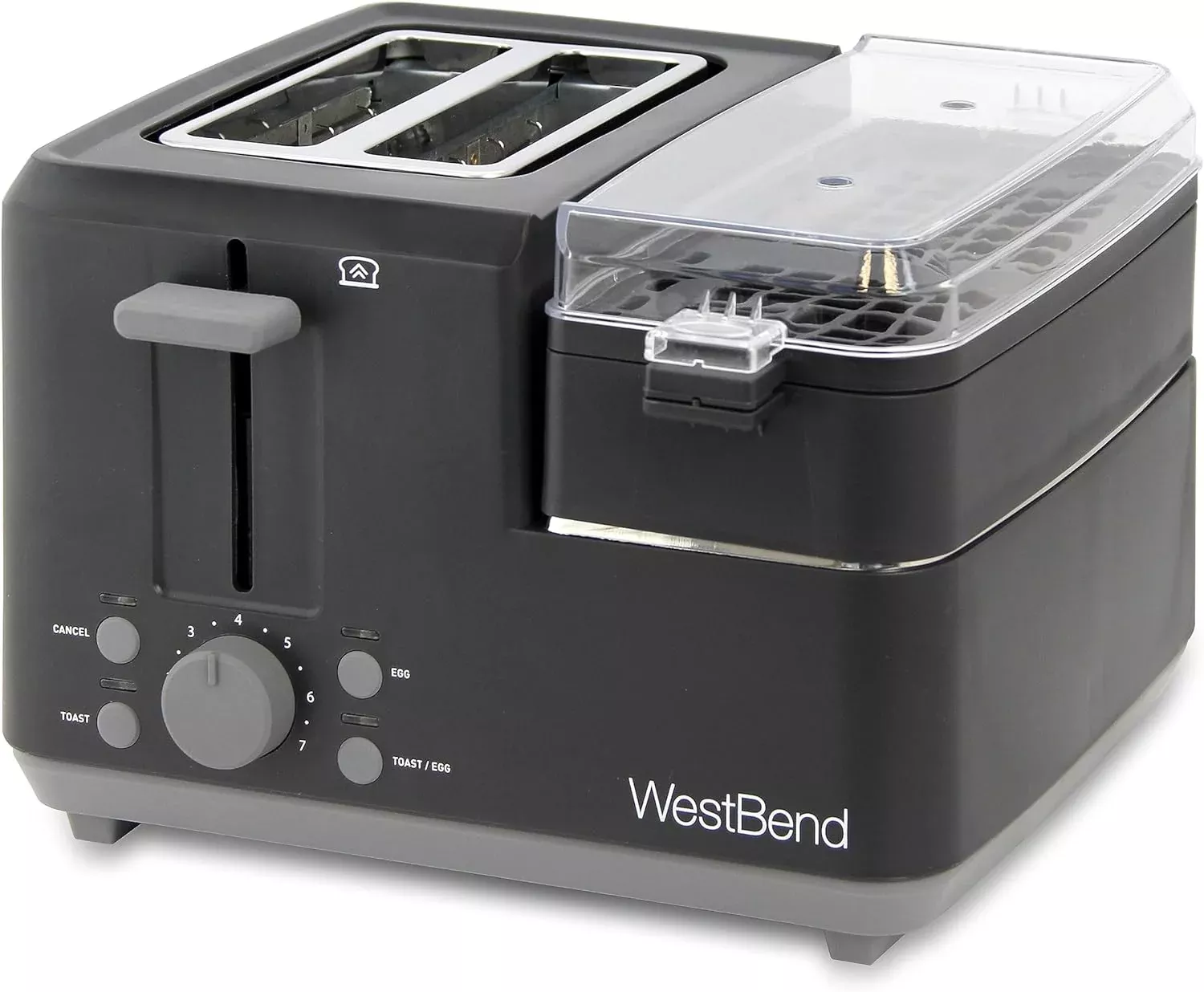 Breakfast Station, 2-Slice Toaster with Warming Tray & Egg Cooker