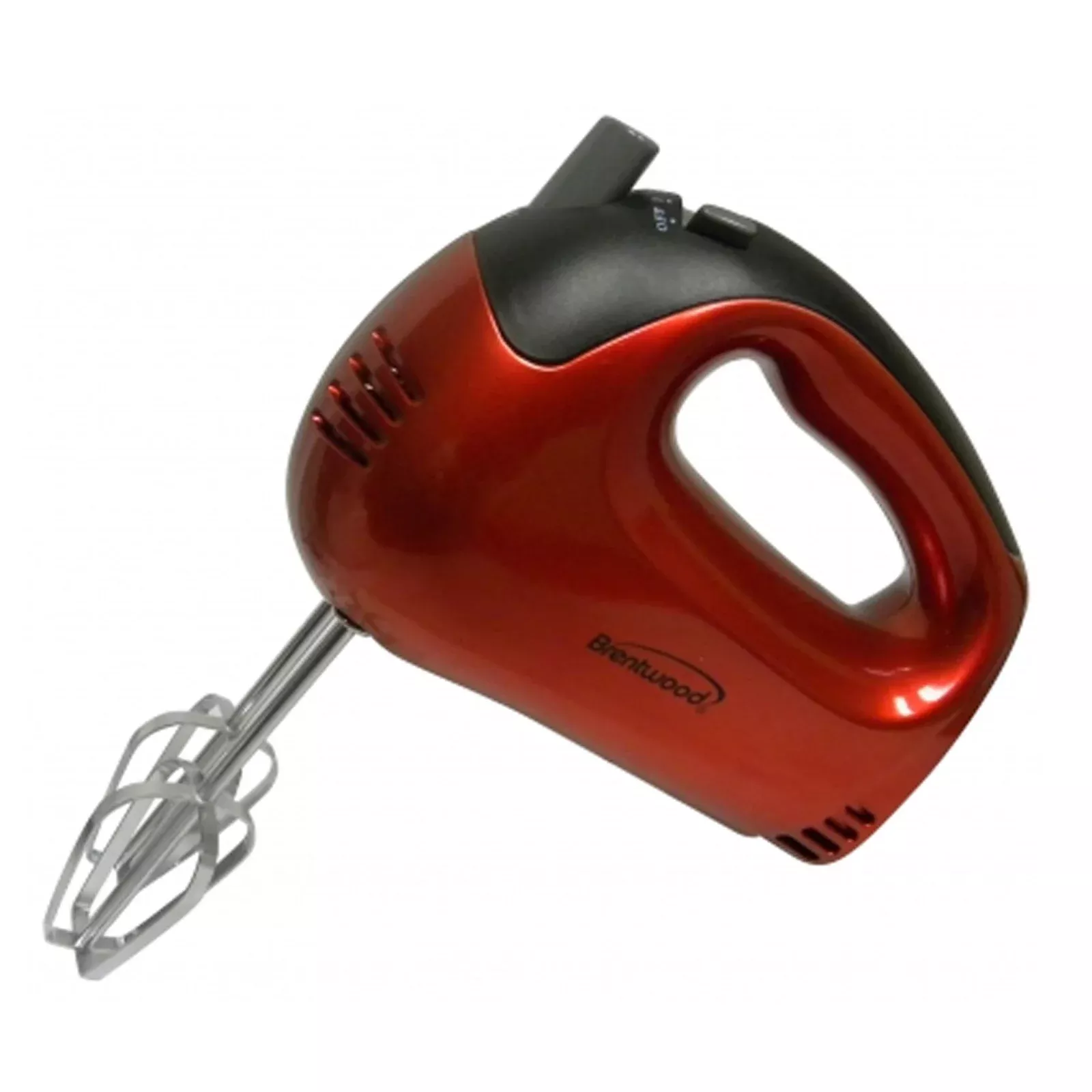 Brentwood5-Speed Hand Mixer in Red