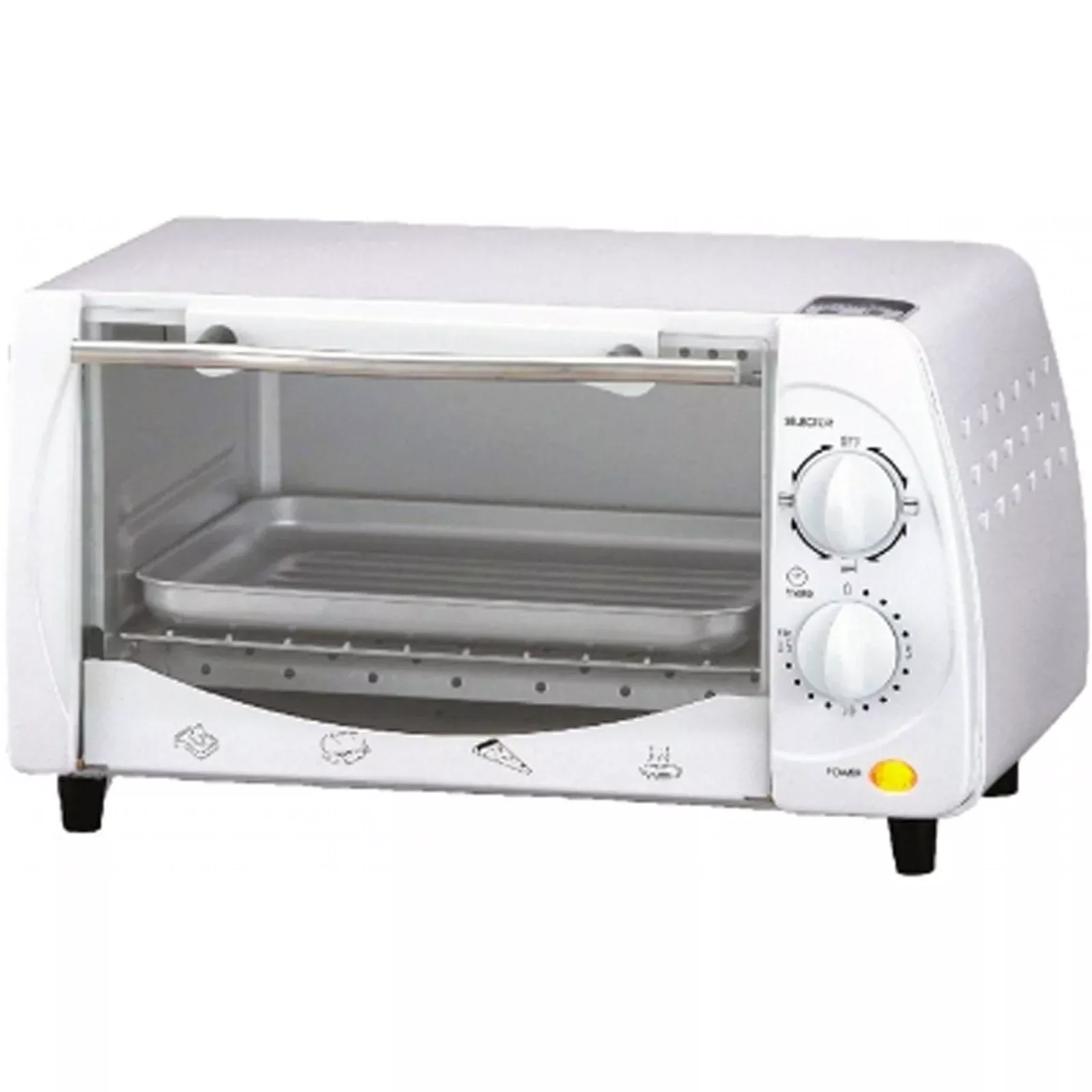 Brentwood9-Liter (4 Slice) Toaster Oven Broiler (White)