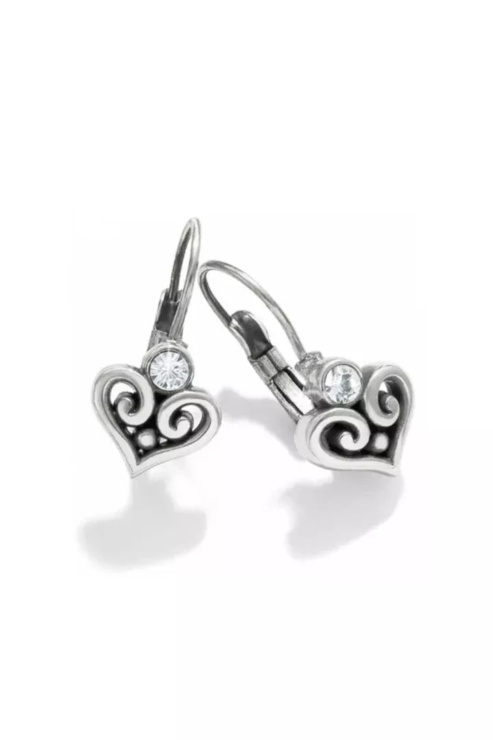 Brighton Alcazar Heart Leverback Earrings