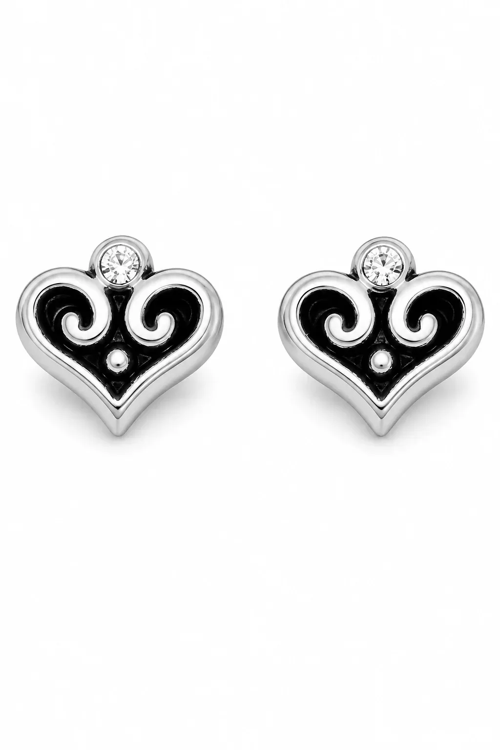 Brighton Alcazar Heart Mini Post Earrings