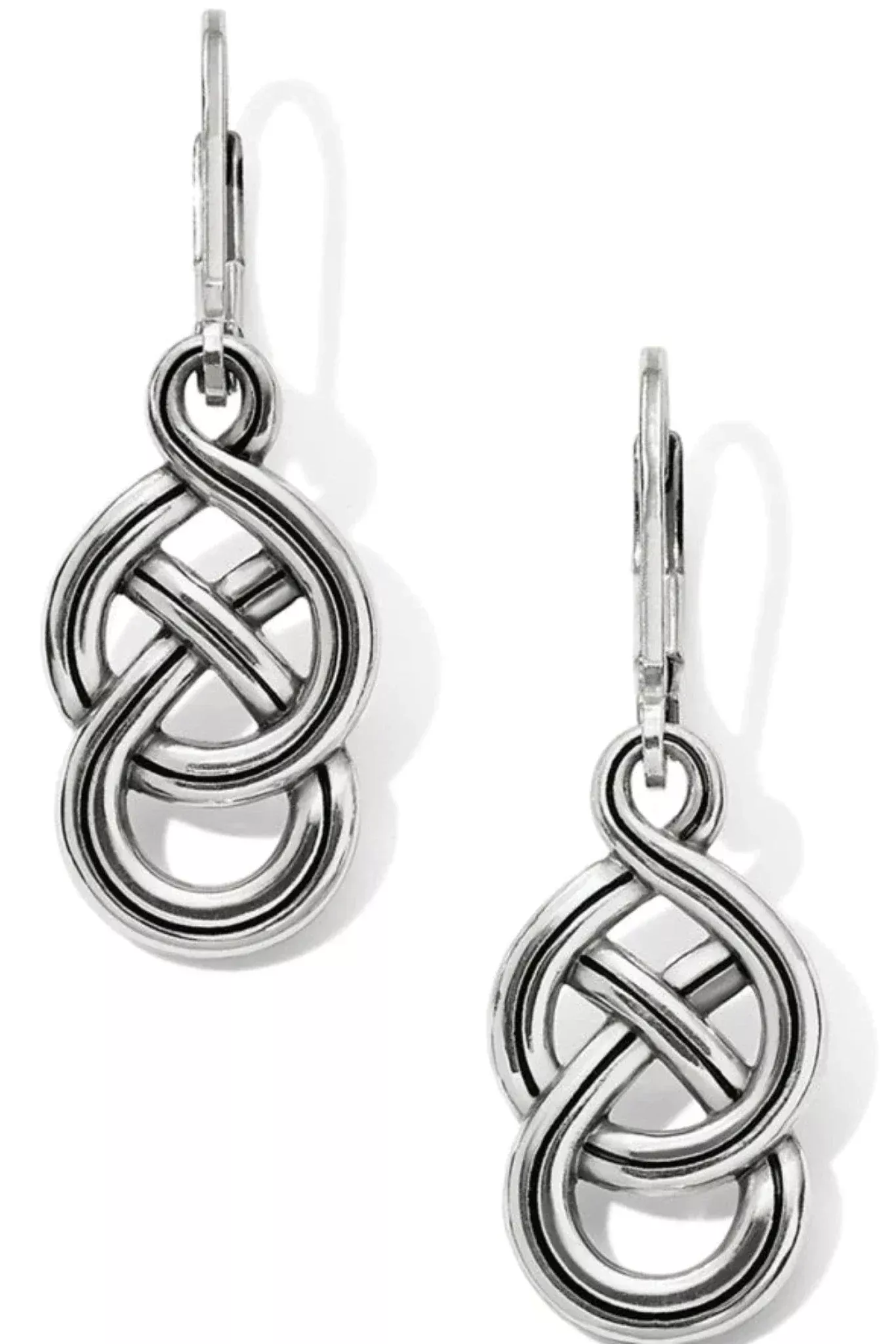Brighton Interlock Braid Petite Leverback Earrings