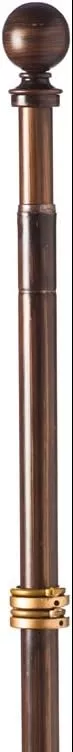 Bronze Metal Extendable Flagpole - 35" to 60"