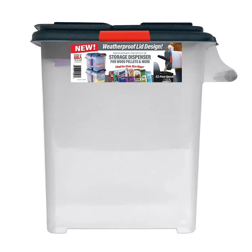 Buddeez 40Lb Pellet and Multi-Use Storage Dispenser