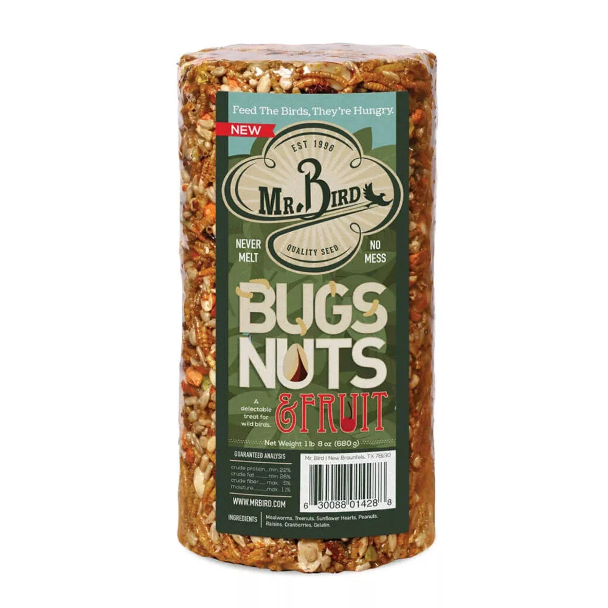 Bugs Nuts & Fruit Bird Treat Cylinder