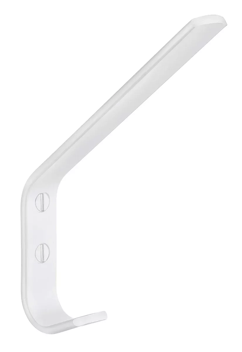 BX1044 WHITE COAT/HAT HOOK