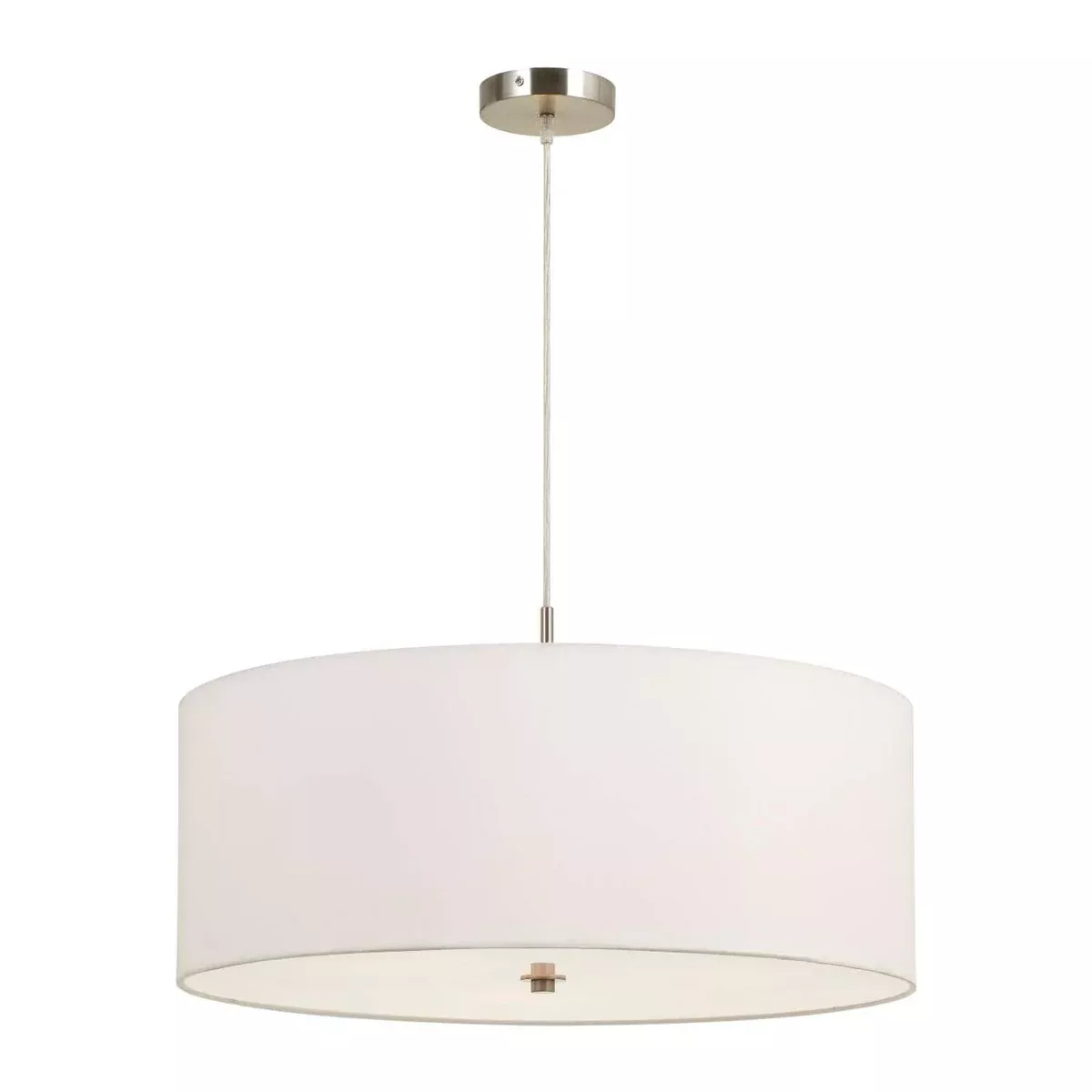 Cal Lighting FX-3629-3P Contemporary Modern Three Light Pendant from Addison Collection in White Finish, 24.00 inches, 12.30x24.00x24.00