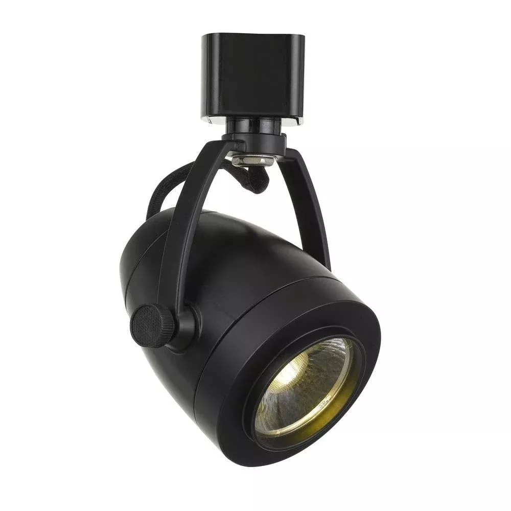 Cal Lighting HT-701-BK Dimmable 12W intergrated LED Track Fixure 960 Lumen 3000K Black 5.00x3.50x4.30