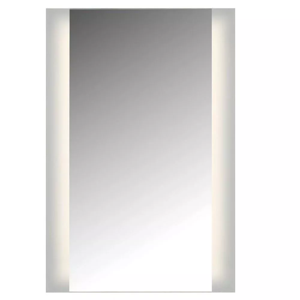 Cal Lighting LM2WG-C2436 Transitional LED Mirror from Glow Mirror Collection in Chrome Finish, 2.00 inches