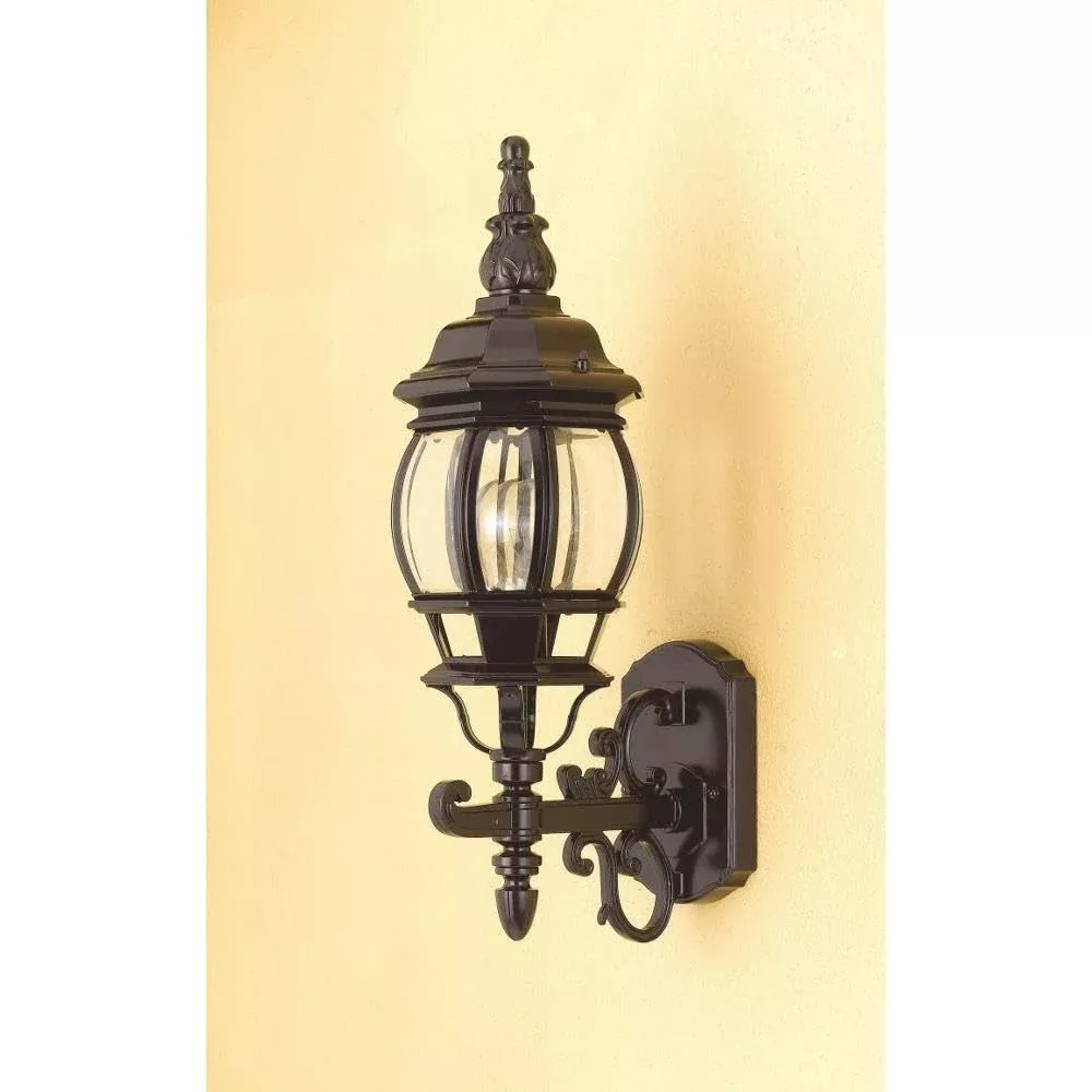 Cal Lighting OL-137WU-BK Transitional 120V,E27,100W Max,6 X 21 X9 1/4,Alu in Black Finish,