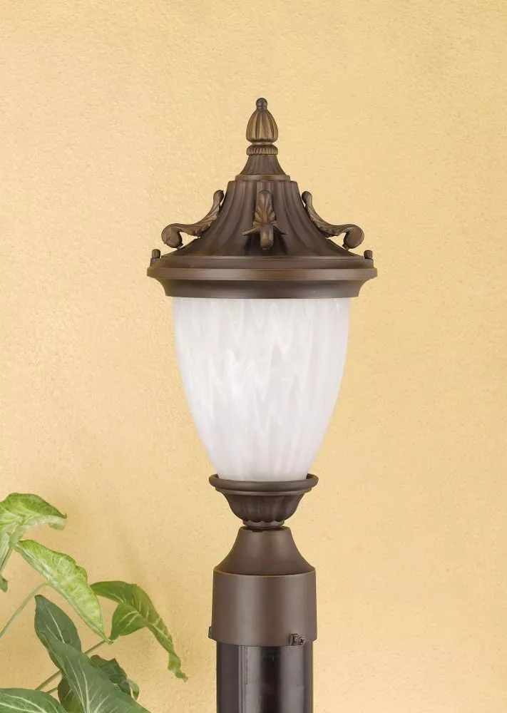Cal Lighting OL-138PS-OB Transitional 120V,E27,100W Max,Auluinum in Bronze/Dark Finish,