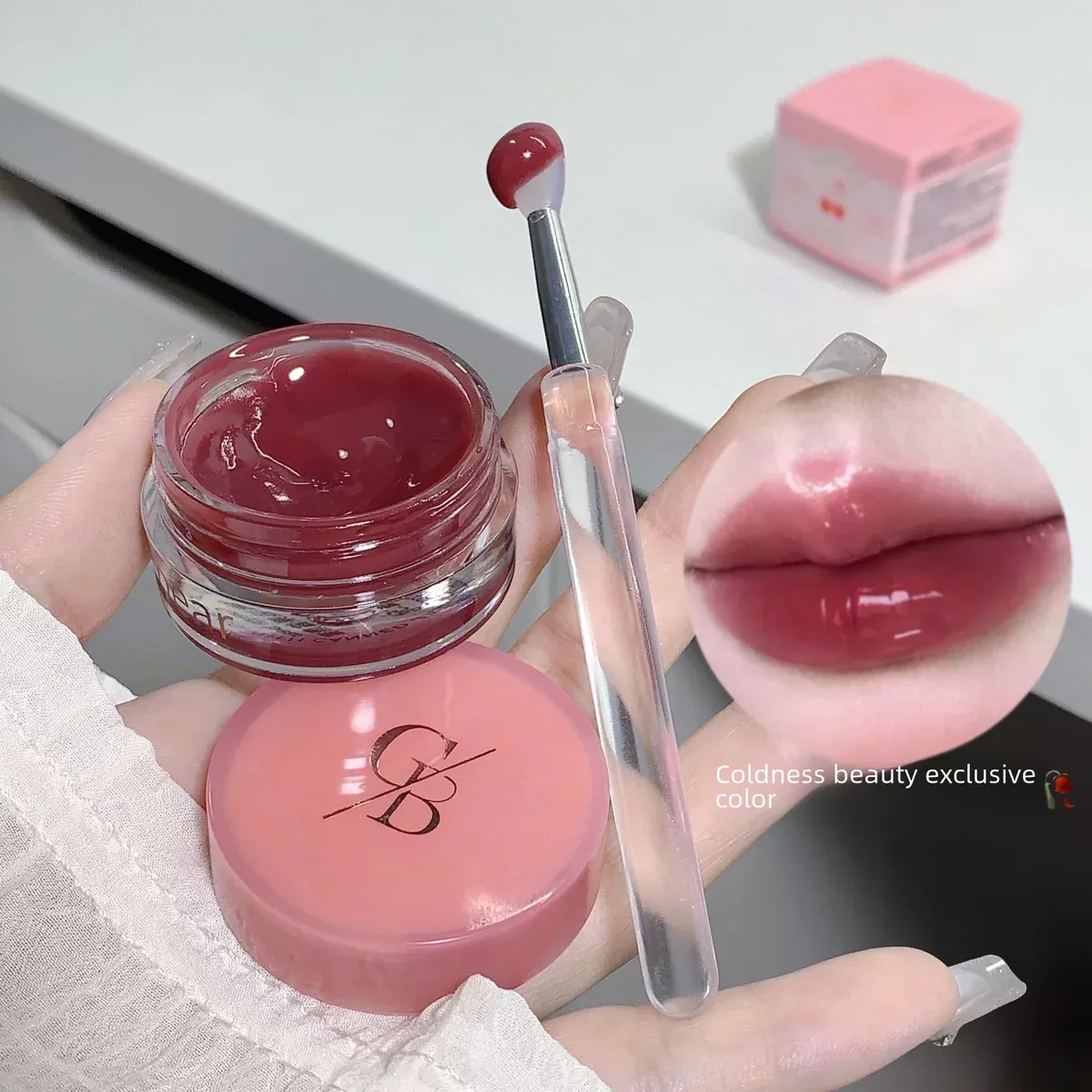 Canned fruit jam lip gloss