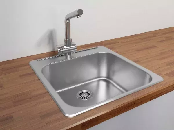 Cantrio Koncepts KSS-2020 Single Basin Drop-In Sink