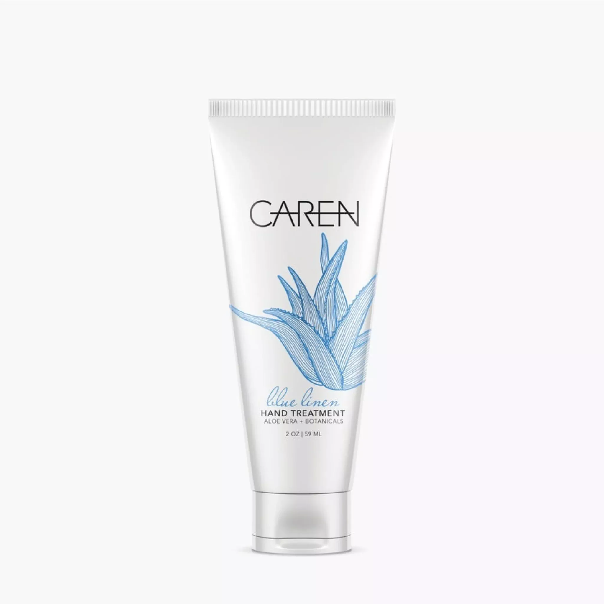 Caren Blue Linen Hand Treatment